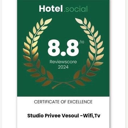 Studio Privee Vesoul -Wifi,Tv,Clim,Parking Gratuit Kültér fotó
